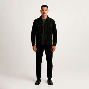 Jaqueta Jeans Masculina Slim